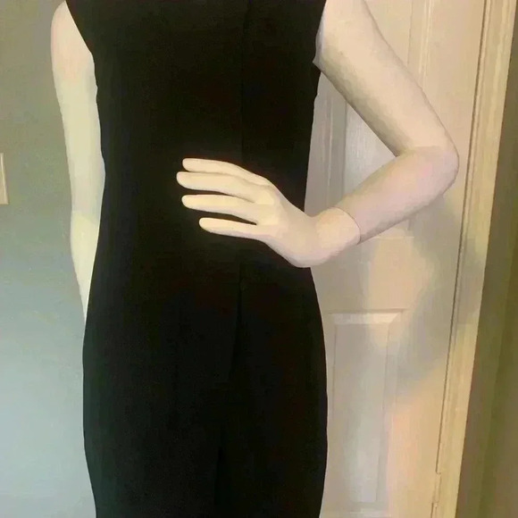 Marc Jacobs Black Pleated Shift Dress Womens Size Medium.     #300 - Picture 3 of 12